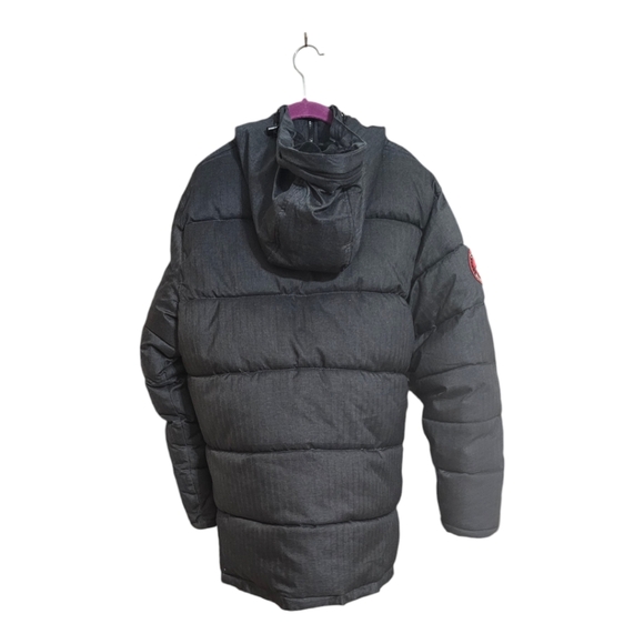 CANADA WEATHER GEAR Men's Hooded Parka Blue M - Picture 4 of 8